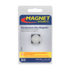 Magnet Source .118 in. L X .709 in. W Silver Super Disc Magnets 6.5 lb. pull 3 pc