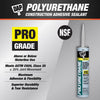 DAP Pro Grade Gray Polyurethane Construction Sealant 10.1 oz (Pack of 12).