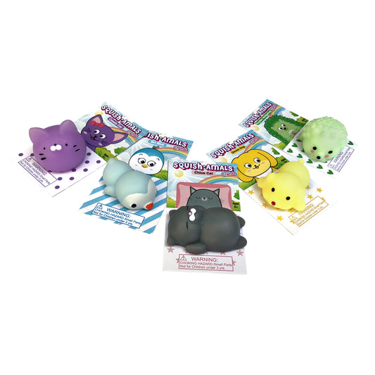 Zorbitz Squish-Amals Friendz Squishy Animal Toy Plastic (Pack of 20)