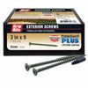 PrimeGuard Plus No. 9 x 3 in. L Star Bugle Head Deck Screws 1 lb. (Pack of 12)