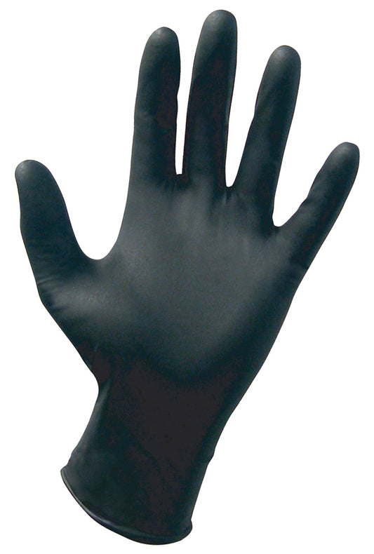 Sas Safety Corporation 66519 Extra-Large Black 6 Mil Nitrile Disposable Gloves 100 Count