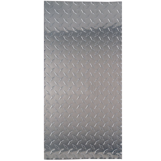 M-D 57320 1' X 2' Silver Diamond Aluminum Tread Hobby Sheet (Pack of 3)