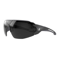 Edge Anti-Fog Taven Safety Glasses Smoke Lens Black Frame