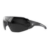 Edge Anti-Fog Taven Safety Glasses Smoke Lens Black Frame