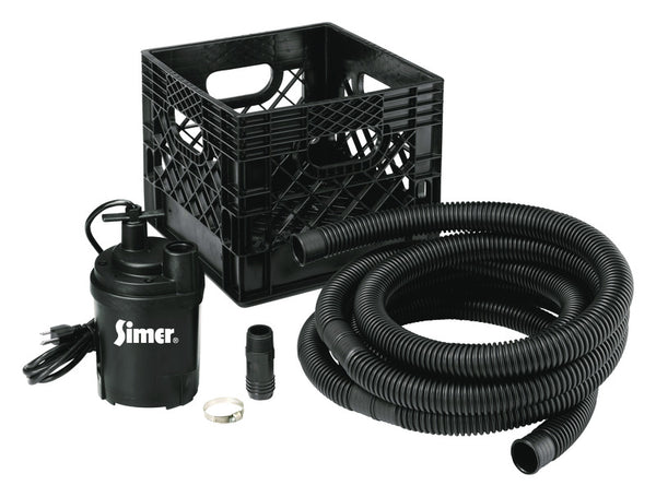 Kit de bomba utilitaria de CA Flotec Stow and Flo de termoplástico, de 1/4 HP y 2200 gph, con interruptor inferior sin interruptor - Oferta de la semana