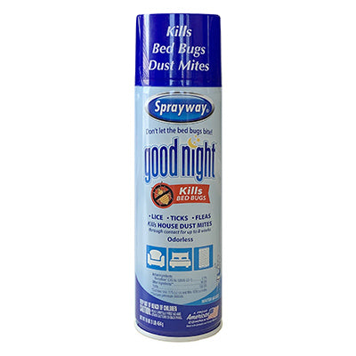 Sprayway Odorless Water-Based Aerosol Bed Bug & Dust Mites Spray 10 H in. 16 oz.