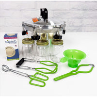 All American Aluminum Pressure Canner 10 qt Silver