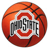 Ohio State University Basketball Rug - 27in. Diameter