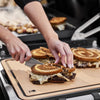 Weber Slate 36" Rust-Resistant 4 Burner Liquid Propane Digital Thermometer Outdoor Griddle Black