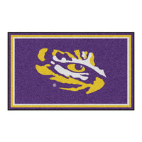 Louisiana State University 4ft. x 6ft. Plush Area Rug
