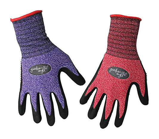 Boss Guardian Angel Women's Indoor/Outdoor Dotted and Dipped Gloves Assorted S 1 pk
