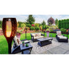 Shawshank LEDz Black Ceramic 12-36 in. Round Garden Torch 1 pc - Open Box
