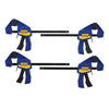 Irwin Quick-Grip 6 in. X 2-7/16 in. D Mini Bar Clamp 140 lb 4 pk