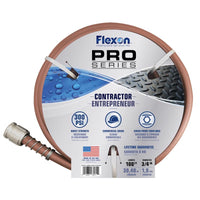 Flexon Pro Series 3/4 in. D X 100 ft. L Heavy Duty Contractor Grade Garden Hose - Deal of The Week