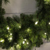 Celebrations Platinum 36 in. D LED Prelit Pure White Mixed Pine Christmas Wreath