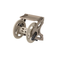 Suncast Hose Handler Taupe Resin Retractable Wall Mount Hose Reel 200 ft. Capacity