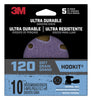 3M Ultra Durable 5 in. Ceramic Hook and Loop Sanding Disc 120 Grit 10 pk