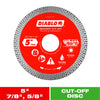 Diablo 5 in. D X 7/8 in. Diamond Masonry Cut-Off Disc 1 pk