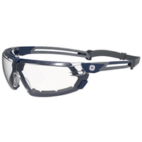 General Electric 11S Series Anti-Fog Impact-Resistant Safety Glasses Clear Lens Blue/Gray Frame 1 pk