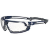 General Electric 11S Series Anti-Fog Impact-Resistant Safety Glasses Clear Lens Blue/Gray Frame 1 pk