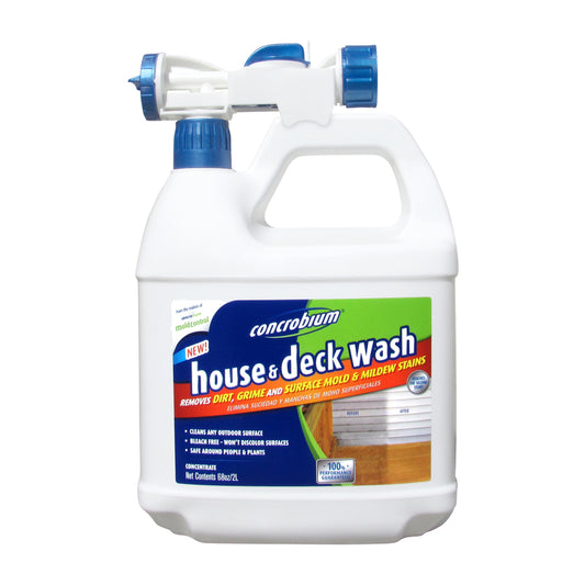 CONCROBIUM Surface Absorbency Non Toxic House & Deck Wash Hose End Sprayer 68 oz. (Pack of 6)