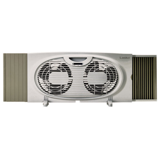 Lasco 2- Speed 6-Blade Electric Twin Window Fan 5.15 L x 10.15 H x 21.75 W in.