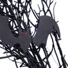 Celebrations Purple 50 ct 9 ft. LED Prelit Black Twig Garland (Pack of 6)