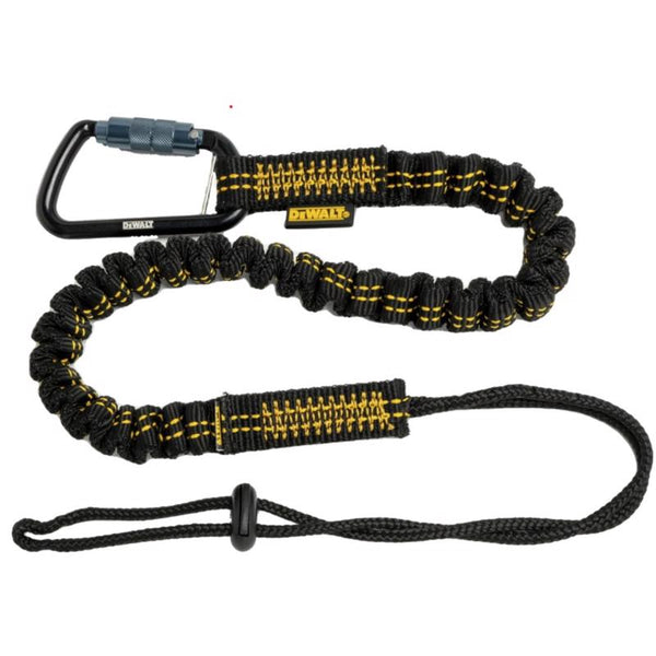 Cordón de una sola pierna de aluminio/poliéster DeWalt de 32 in de largo y 15 lb de capacidad, color negro y amarillo, 1 unidad
