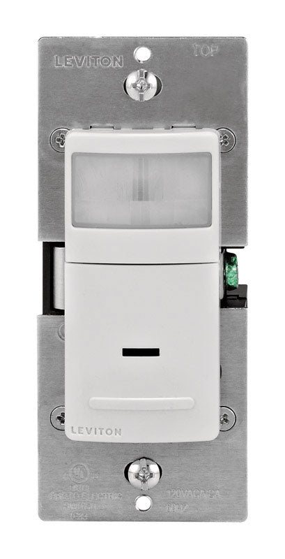 Leviton Decora 2.5 amps Single Pole Motion Sensor Switch White 1 pk