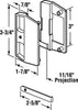 Prime-Line Zinc-Plated Black Plastic Sliding Screen Door Latch 1 pk - Open Box