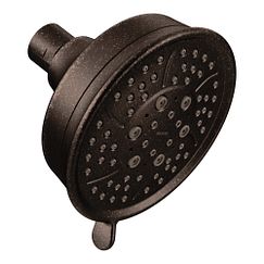 Oil rubbed bronze four-function 4-3/8" diameter spray head standard