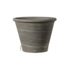 Deroma Duo Grafite 4.96 in. H X 6.7 in. D Clay Vasum Planter Gray