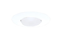 Halo Satin White 6 in. W Plastic Open Trim
