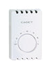 Cadet White 120V Rectangle 2-Pole Line Voltage Thermostat for Electric Baseboard & Fan-Forced Heater - Open Box