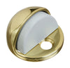 National Hardware Solid Brass w/Rubber Bumper Brass Gold Door Stop Mounts to floor 1.75 in.