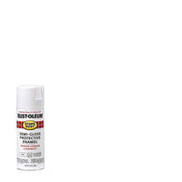 Rust-Oleum Stops Rust Semi-Gloss White Spray Paint 12 oz. (Pack of 6)