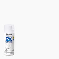 Rust-Oleum Painter's Touch Ultra Cover Satin Blossom White Spray Paint 12 oz. (Pack of 6) - Deal of The Week