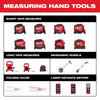 Milwaukee  12 ft. L x 1.32 in. W Compact  Tape Measure  Red  1 pk