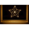 Celebrations LED Warm White Star Silhouette 15 in. Hanging Decor