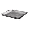 Weber Crafted Roasting Basket Stainless Steel Silver For Outdoor Grilling Compatible With Weber Crafted Frame
