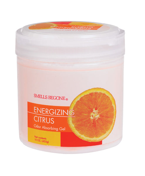 Absorbente de olores con aroma a cítricos Smells Begone, gel de 15 oz