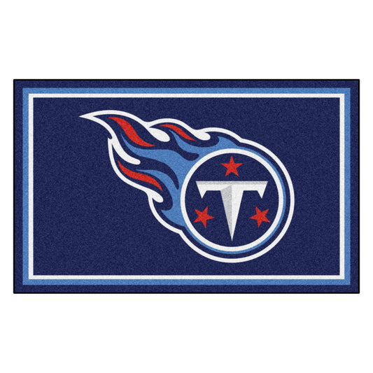 NFL - Tennessee Titans 4ft. x 6ft. Plush Area Rug