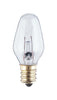 Westinghouse 4 W C7 Specialty Incandescent Bulb E12 (Candelabra) White 2 pk