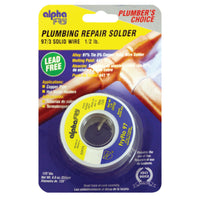 Alpha Metals FryFlo 97 8 oz Lead-Free Plumbing Solder 0.125 in. D Tin/Copper 1 pc