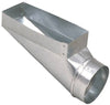 Imperial Manufacturing 10 in. H x 6 in. W Silver Galvanized Steel Register Boot (Pack of 6)