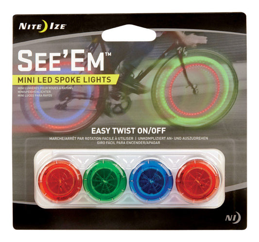 Nite Ize SeeEm Plastic LED Bike Light Assorted