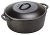 Lodge Cast Iron Dutch Oven 10 in. 5 qt Black