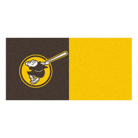 MLB - San Diego Padres Swinging Friar Team Carpet Tiles - 45 Sq Ft.