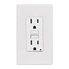Leviton SmartlockPro 15 amps 125 V Duplex White GFCI Outlet 5-15R 1 pk