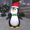 Gemmy Christmas Inflatable Penguin with Santa Hat 42 in. Inflatable (Pack of 6)